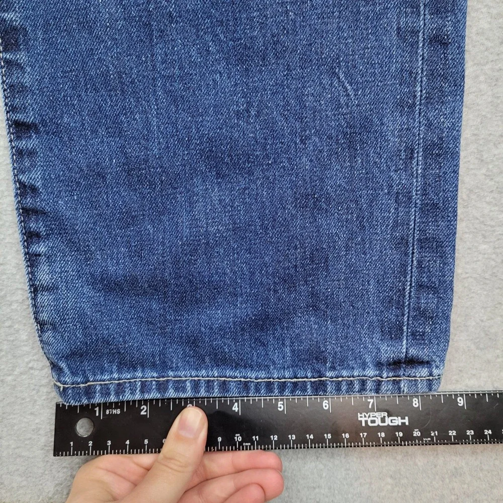 AG Adriano Goldschmied Protege Straight Leg Jeans Mens 33x34 Distressed Denim